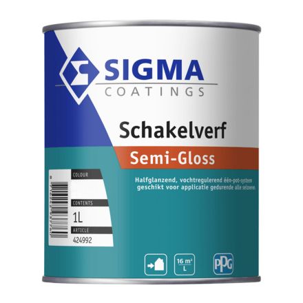 Sigma Schakelverf Semi-Gloss - Grond- en lakverf in één