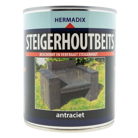 Hermadix Steigerhoutbeits - Antraciet