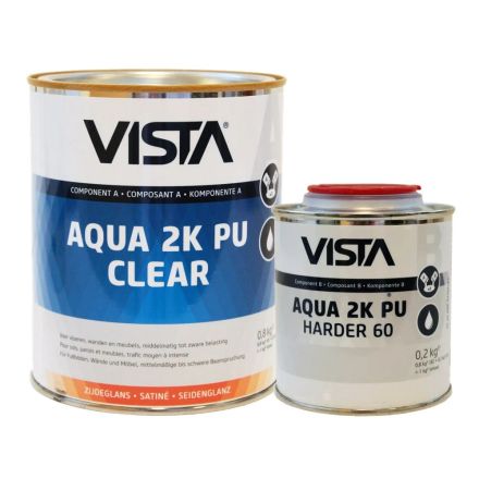 Vista Aqua 2K PU Clear - Zijdeglans 1 Liter