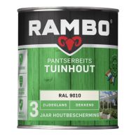 Rambo Pantserbeits Tuinhout Dekkend - Ral 9010