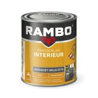 Rambo Pantserlak Interieur Transparant Mat - Antraciet Grijs