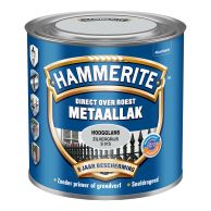 Hammerite Metaallak Hoogglans - Zilvergrijs
