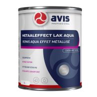 Avis Metaaleffect Lak Aqua 1 Liter - Zilver 