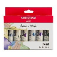 Amsterdam Standard Series acrylverf parelmoer set | 6 × 20 ml 