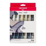 Amsterdam Standard Series acrylverf grijze set | 12 × 20 ml 