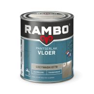 Rambo Pantserlak Vloer Zijdeglans Transparant - Grey Wash