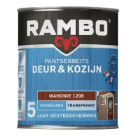 Rambo Pantserbeits Deur & Kozijn Hoogglans Transparant - Mahoniehout 750 ml