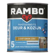 Rambo Pantserbeits Deur & Kozijn Zijdeglans Transparant - Licht Eiken 750 ml